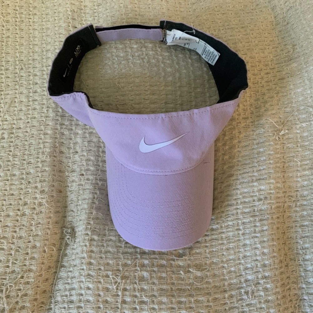 Vintage Y2K Nike Sporty Athletic Purple Retro Tennis Golf Running Visor Hat